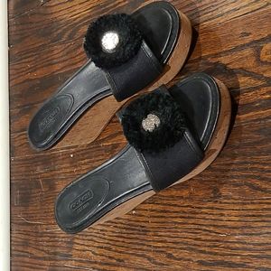 Coach Sandle wedges size 8